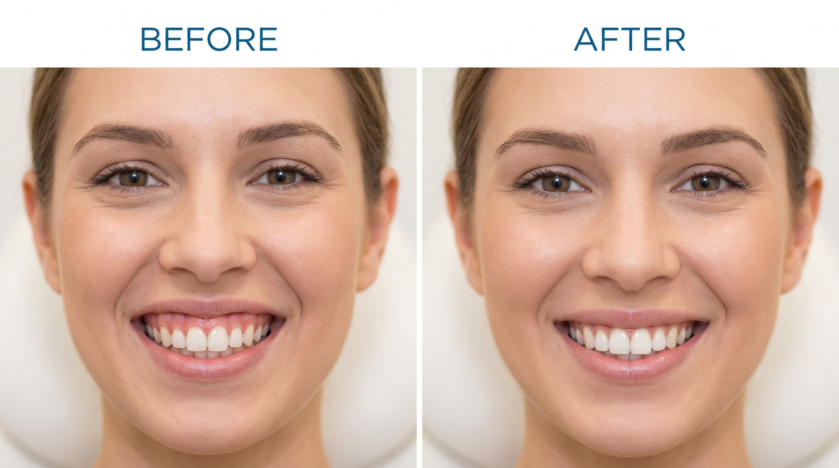 Gummy Smile Before and After